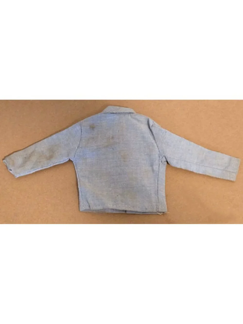 Vintage GI Joe Blue Denim Sailor Shirt Hasbro Hong Kong 12” Figure Clothing